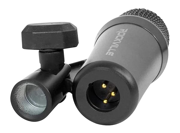 Rockville Rockville PRO-D7 7 Mic Drum Kit with Bass Snare and Condenser Overhead Microphones Black - View 2 of 9