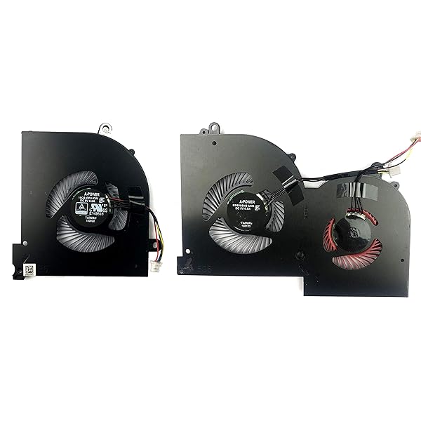 BestPartsCom BestParts CPU & GPU Cooling Fan Replacement for MSI GS65 Stealth Thin Laptop - MS-16Q2 Series - View 2 of 6