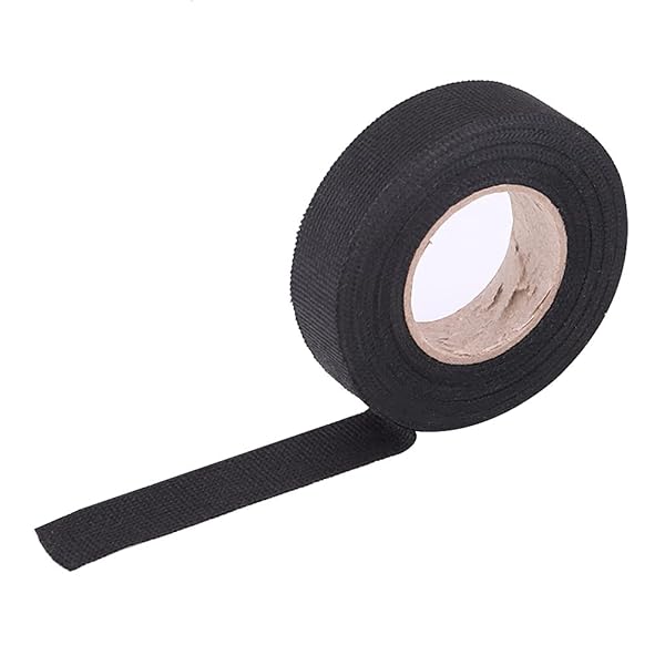 Yosoo Health Gear Multipurpose Self Adhesive Felt Tape for Automotive Wiring Harness Anti Squeak Rattle Insulation Black 9mm x 25mm