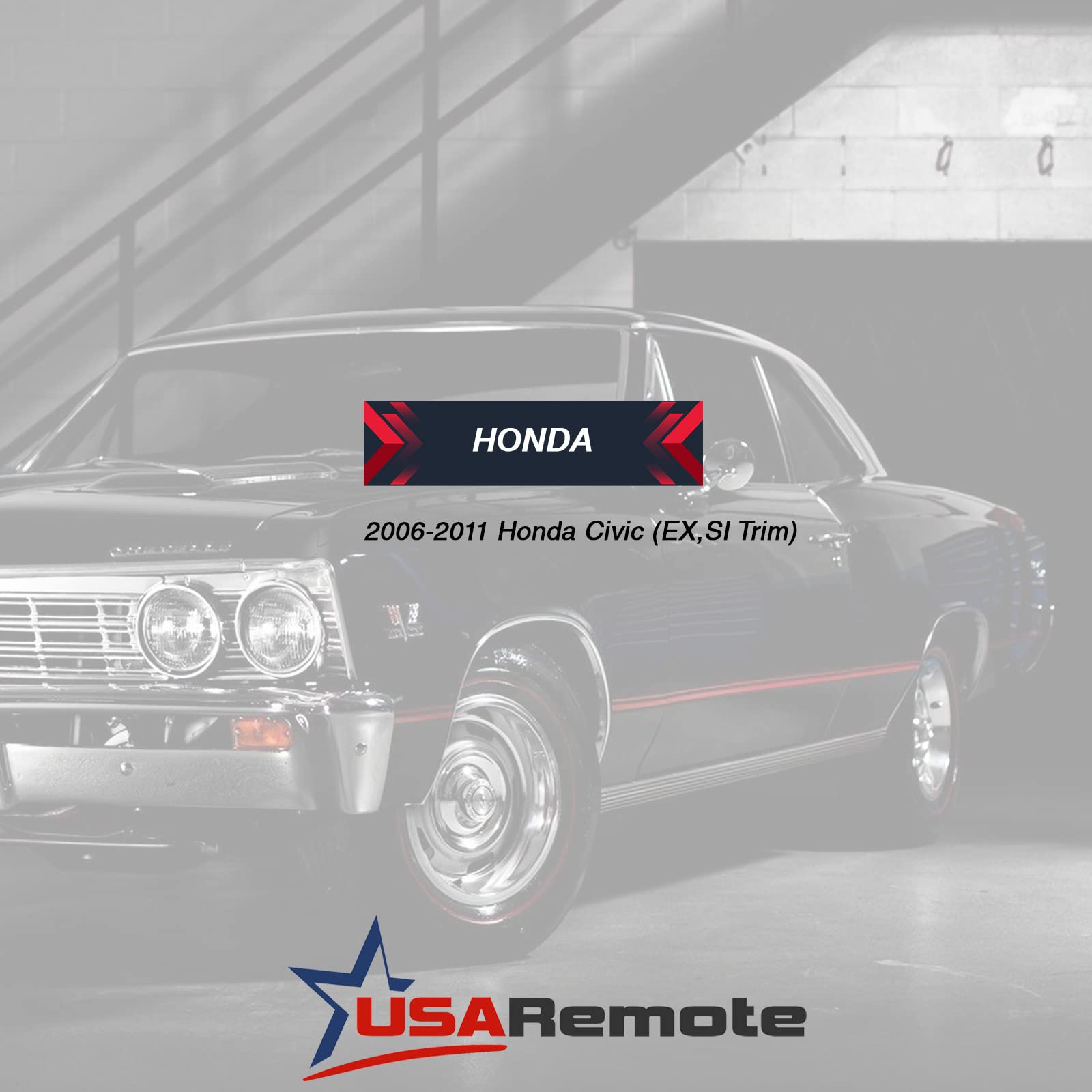 USARemote Fits Honda Civic Key Fob Keyless Entry Remote 2006 2007 2008 2009 2010 2011 N5F-S0084A - View 4 of 6