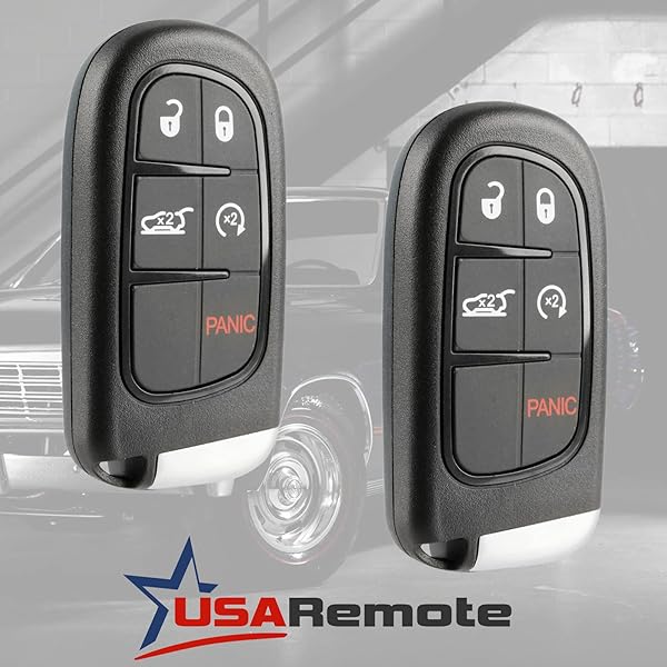 USARemote USARemote Keyless Entry Fob for 2014-2019 Jeep Cherokee Black Plastic SUV GQ4-54T - View 4 of 8