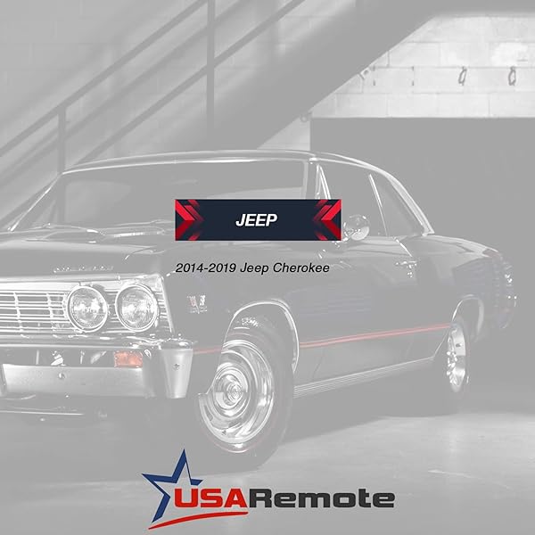 USARemote USARemote Keyless Entry Fob for 2014-2019 Jeep Cherokee Black Plastic SUV GQ4-54T - View 6 of 8