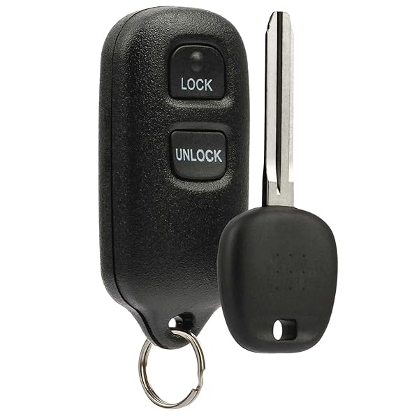 USARemote Keyless Entry Remote Fob and Ignition Key for 2001 2002 2003 Toyota Highlander and Prius HYQ12BBX 4C - View 3 of 11