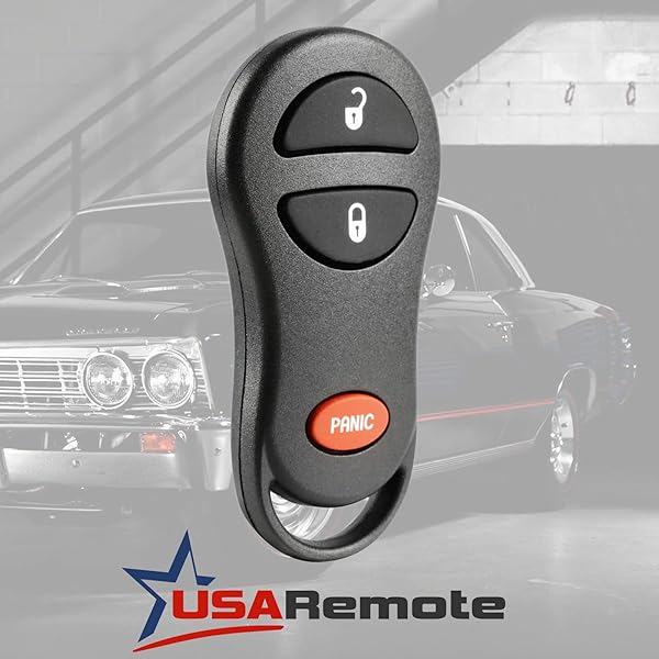 USARemote Key Fob for 1999-2005 Chrysler Dodge Plymouth Keyless Entry Remote and Key 04686481 Y160-PT - View 4 of 11
