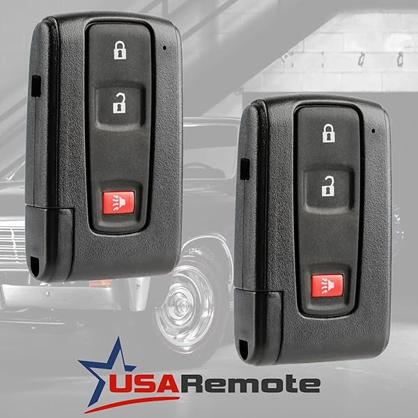 USARemote Key Fob for 2004-2009 Toyota Prius Smart Keyless Entry Remote Silver Logo MOZB31EG - View 4 of 8