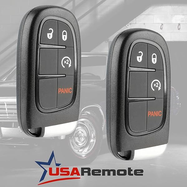 USARemote Smart Keyless Entry Remote Fob for Ram 2013 to 2018 2 Key Fits GQ4-54T - View 4 of 8