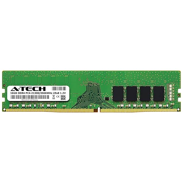 A-Tech A-Tech 16GB DDR4 2666MHz RAM Replacement for Samsung M378A2K43CB1-CTD Non-ECC 288-Pin Memory Module - View 3 of 8