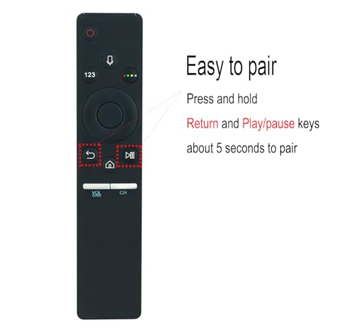 AULCMEET BN59-01298A Remote Control for Samsung Smart TV Models UN49NU8000F UN55NU740DF UN65NU8000F UN75NU800DF and More - View 4 of 8