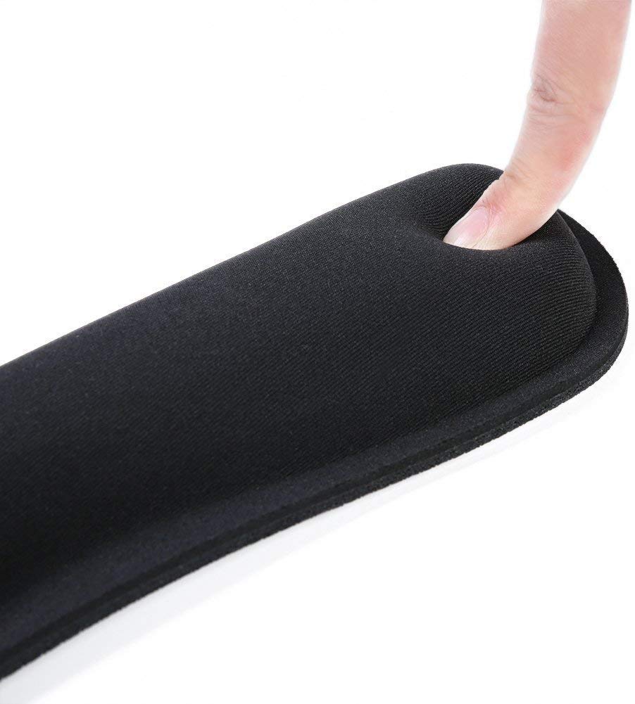 Lyic Memory Foam Mouse Pad and Keyboard Wrist Rest for Ergonomic Support at Office and Home Durable Comfortable Lightweight Non Slip - View 4 of 4