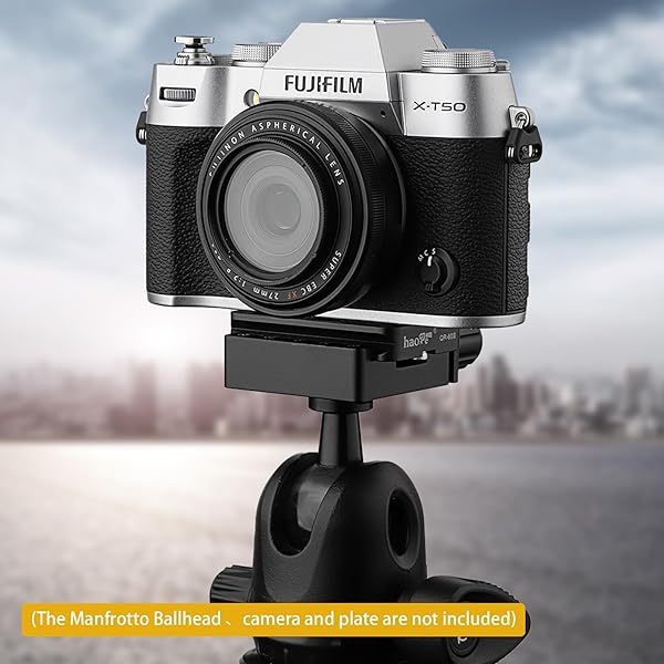 Haoge Haoge CP-51L 50mm Screw Knob Clamp Adapter Mount Long Arm Quick Release QR Plate for Camera Tripod Ballhead Monopod Fit Arca Swiss - View 9 of 10