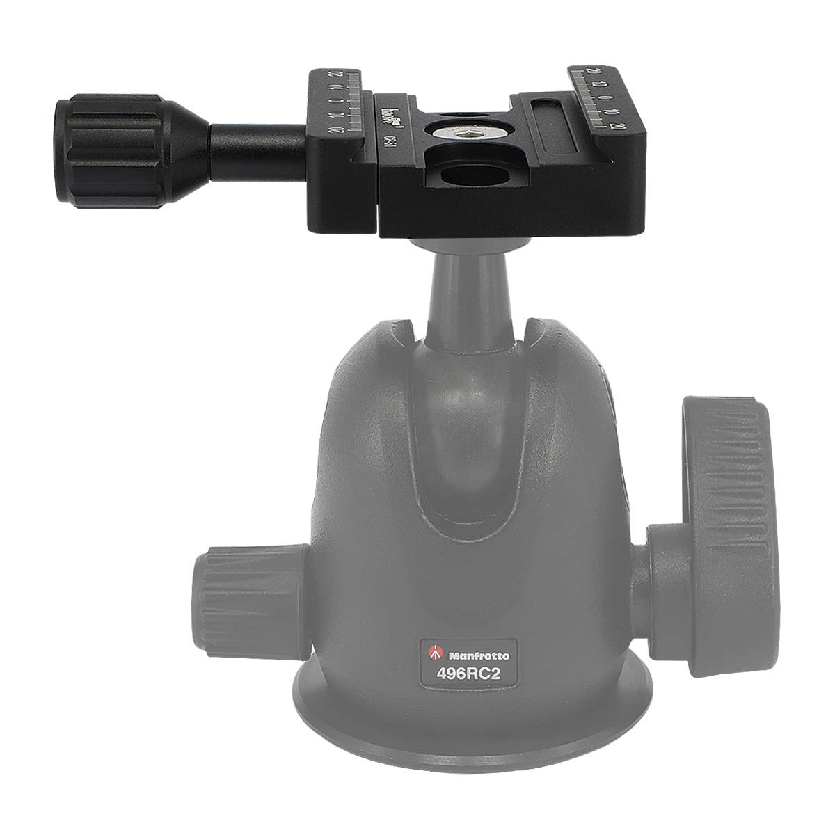 Haoge Haoge Combo Boss Adapter CP-51 50mm Arca Swiss Quick Release Clamp for Manfrotto Tripod Ball Head Replacement - View 8 of 9