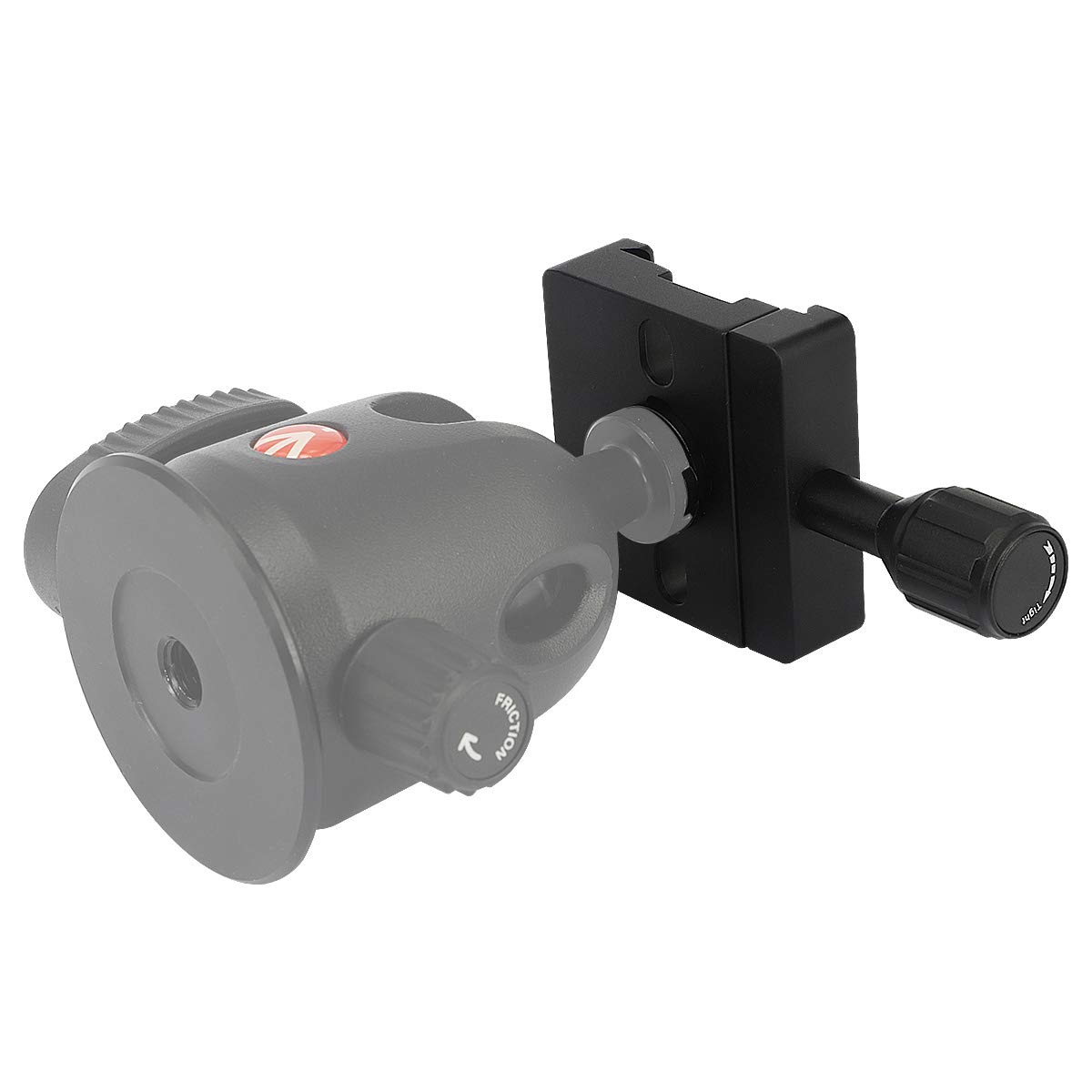 Haoge Haoge Combo Boss Adapter CP-51 50mm Arca Swiss Quick Release Clamp for Manfrotto Tripod Ball Head Replacement - View 9 of 9