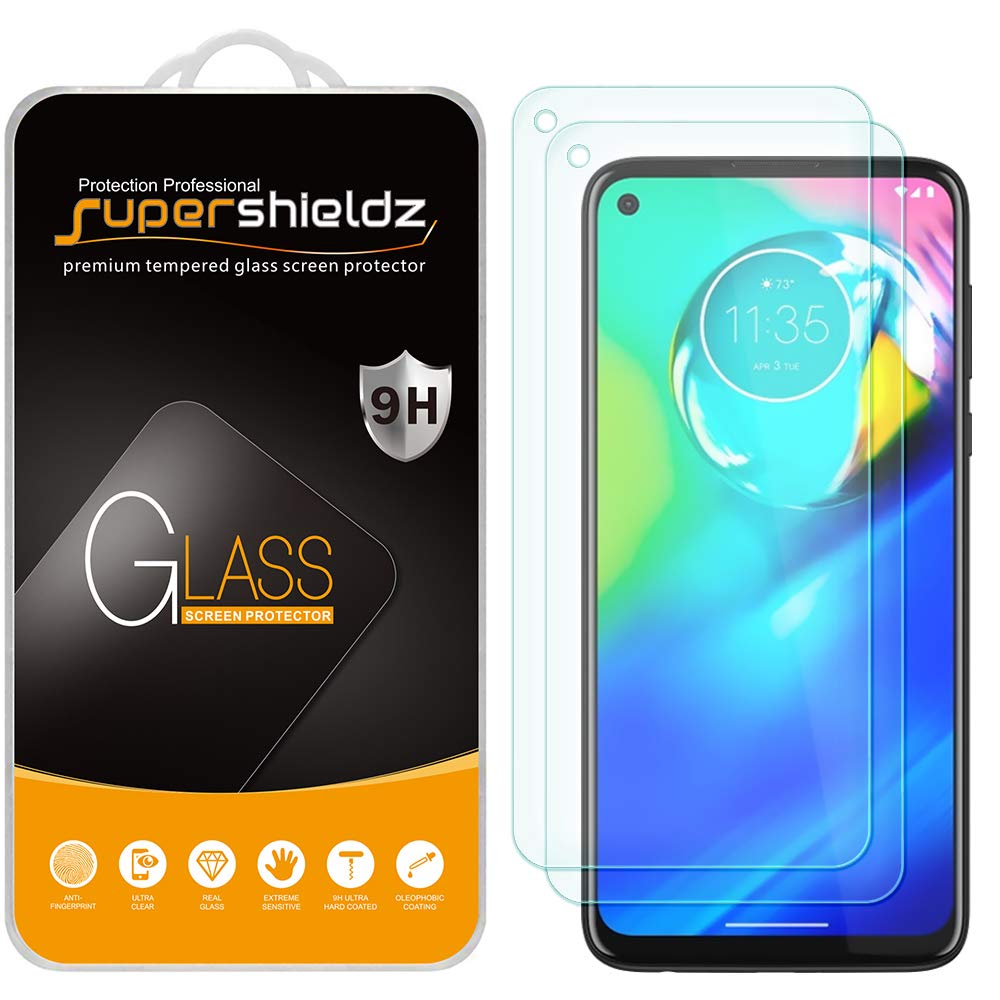 Supershieldz 2 Pack Tempered Glass Screen Protector for Motorola Moto G Power Anti Scratch Bubble Free 0.33mm