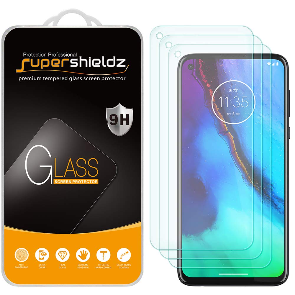 Supershieldz Supershieldz 3 Pack Tempered Glass Screen Protector for Motorola Moto G Stylus 2020 Anti Scratch Bubble Free