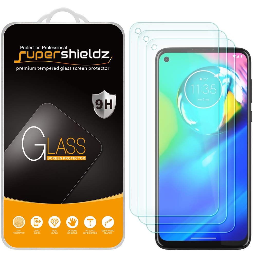 Supershieldz 3 Pack Tempered Glass Screen Protector for Motorola Moto G8 Power Anti Scratch Bubble Free