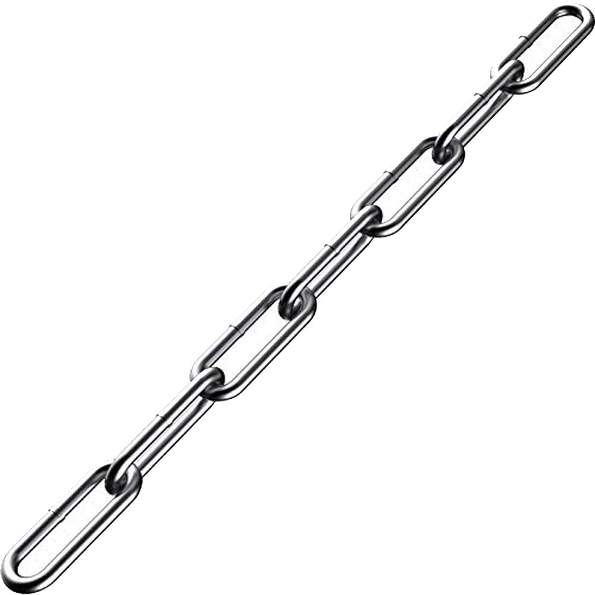 Lsqurel Lsqurel 6.5ft Stainless Steel Chain Light Duty Utility Chain for Home Outdoor Camping Hanging 5/64in Metal Link Chain - View 8 of 9