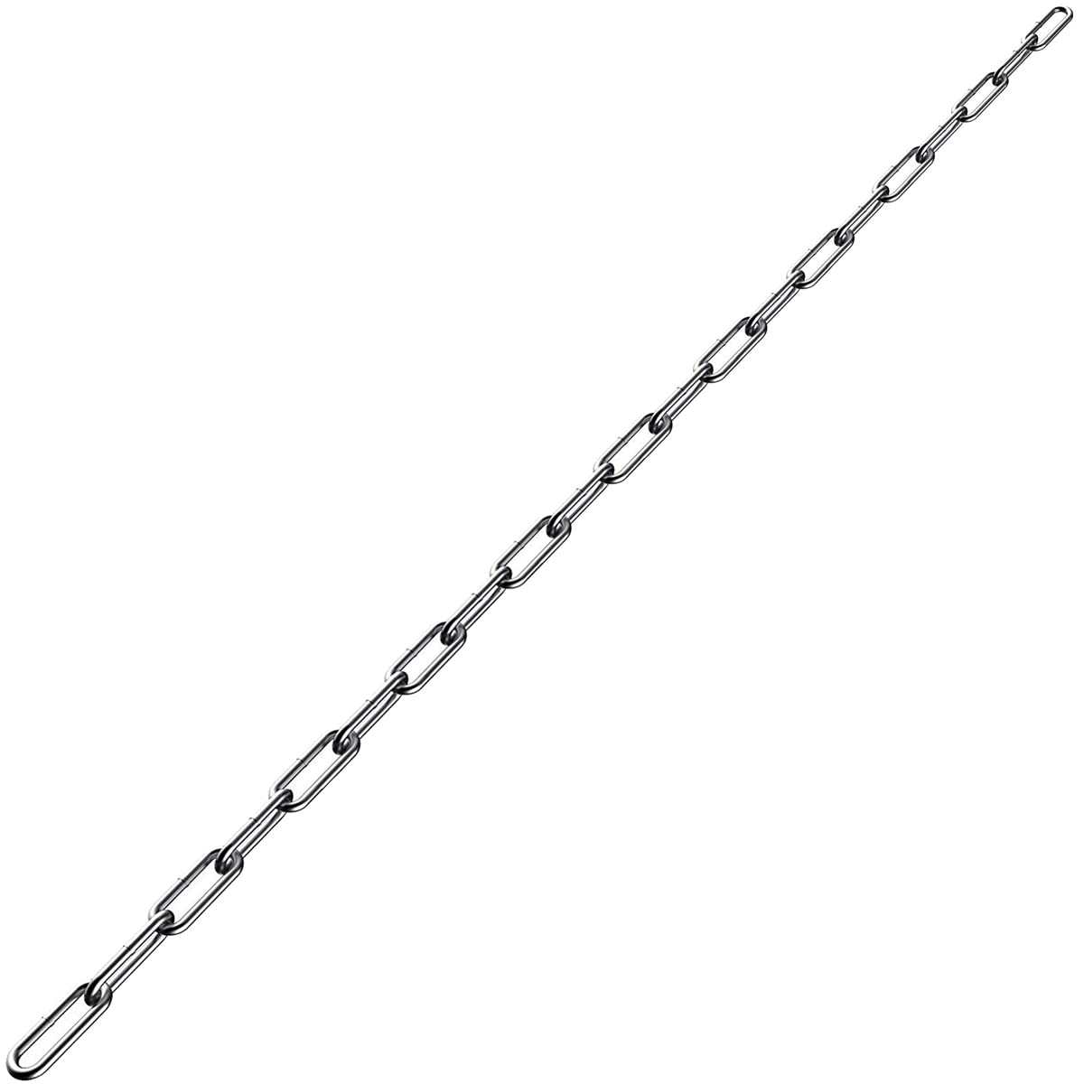 Lsqurel Lsqurel 6.5ft Stainless Steel Chain Light Duty Utility Chain for Home Outdoor Camping Hanging 5/64in Metal Link Chain