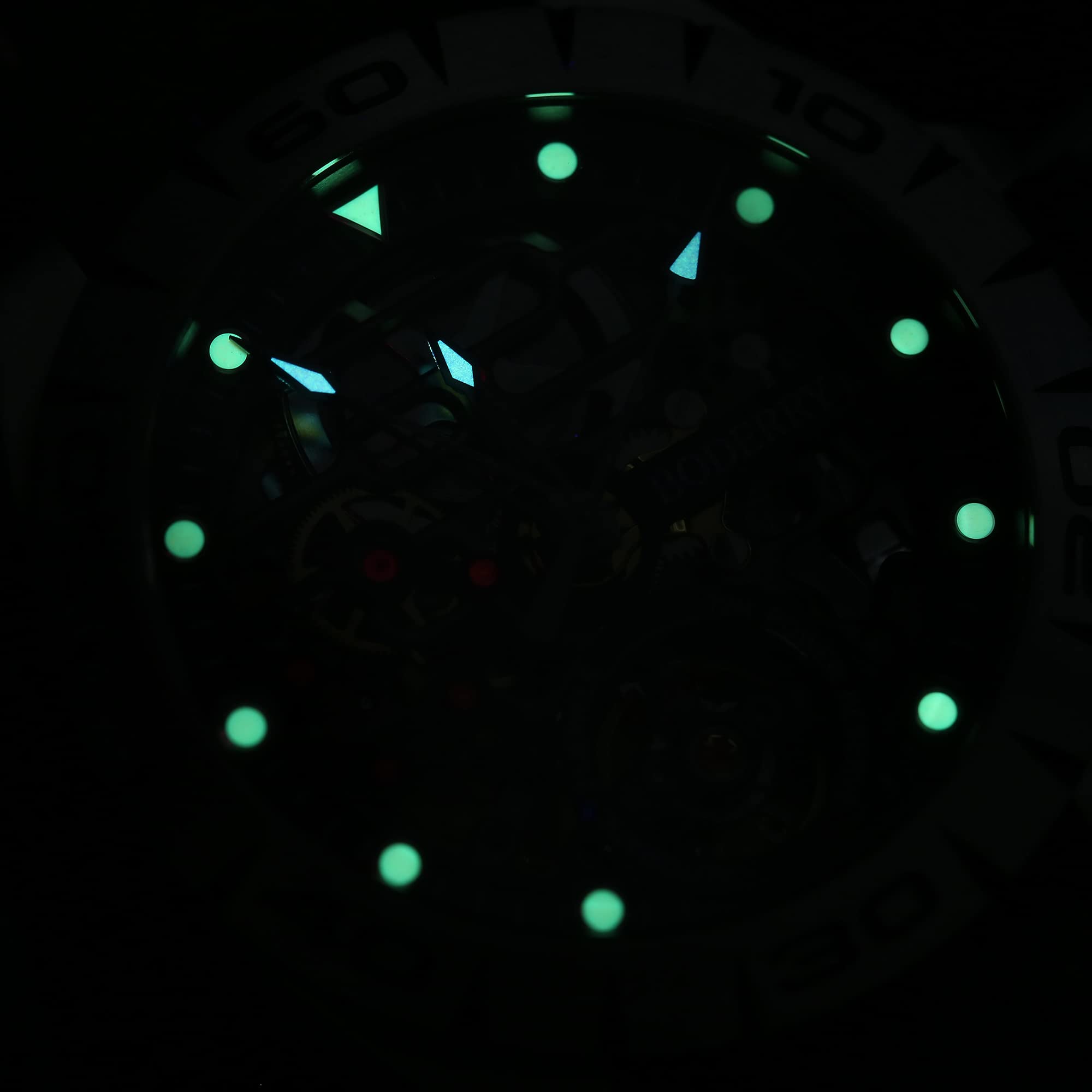 BODERRY BODERRY Skeleton Mens Titanium Automatic Watch 72H Power-Reserve Waterproof Luminous Sapphire Crystal Leather Strap Steampunk Gift - View 5 of 9