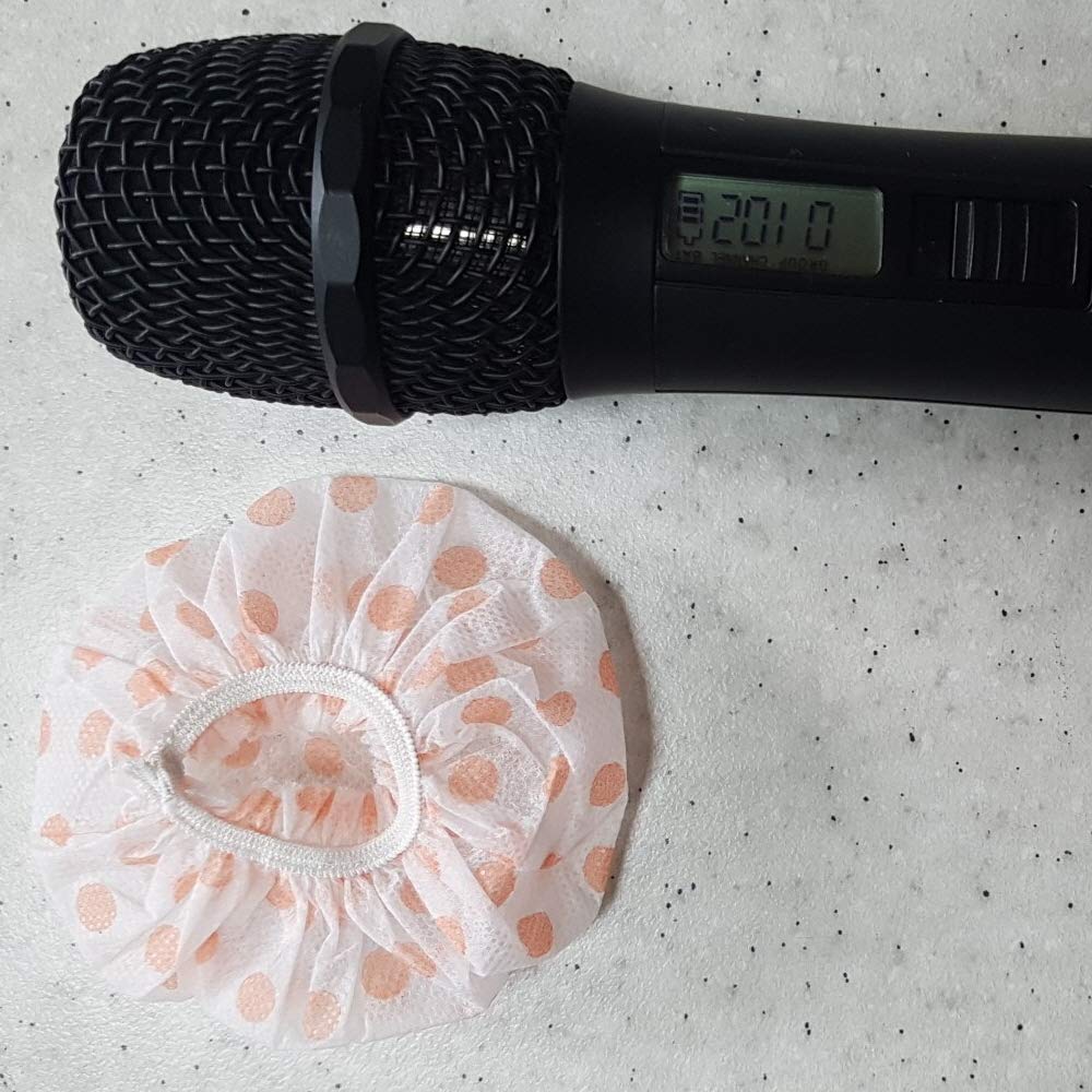 MUSIC LIFE 100 PCS Disposable Microphone Covers for Hygiene Karaoke Sponge Cap Pack of 50 Mic Grill Skin Covers - View 5 of 9