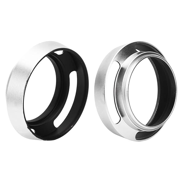 Pomya Pomya 2pcs Aluminum Alloy 43mm Lens Hood for Leica - Silver Metal Replacement for Enhanced Photography - View 5 of 10