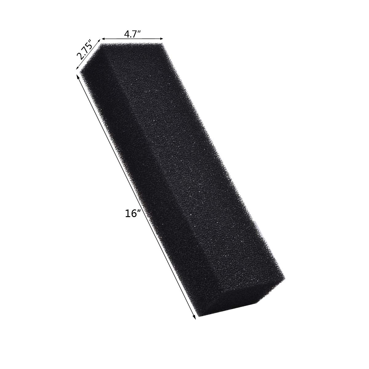 Hipanda Hipanda Aquarium Bio Sponge Filter Media Pad Cut to Fit Foam for Fish Tank 16 x 4.7 x 2.75 Inches - View 2 of 7