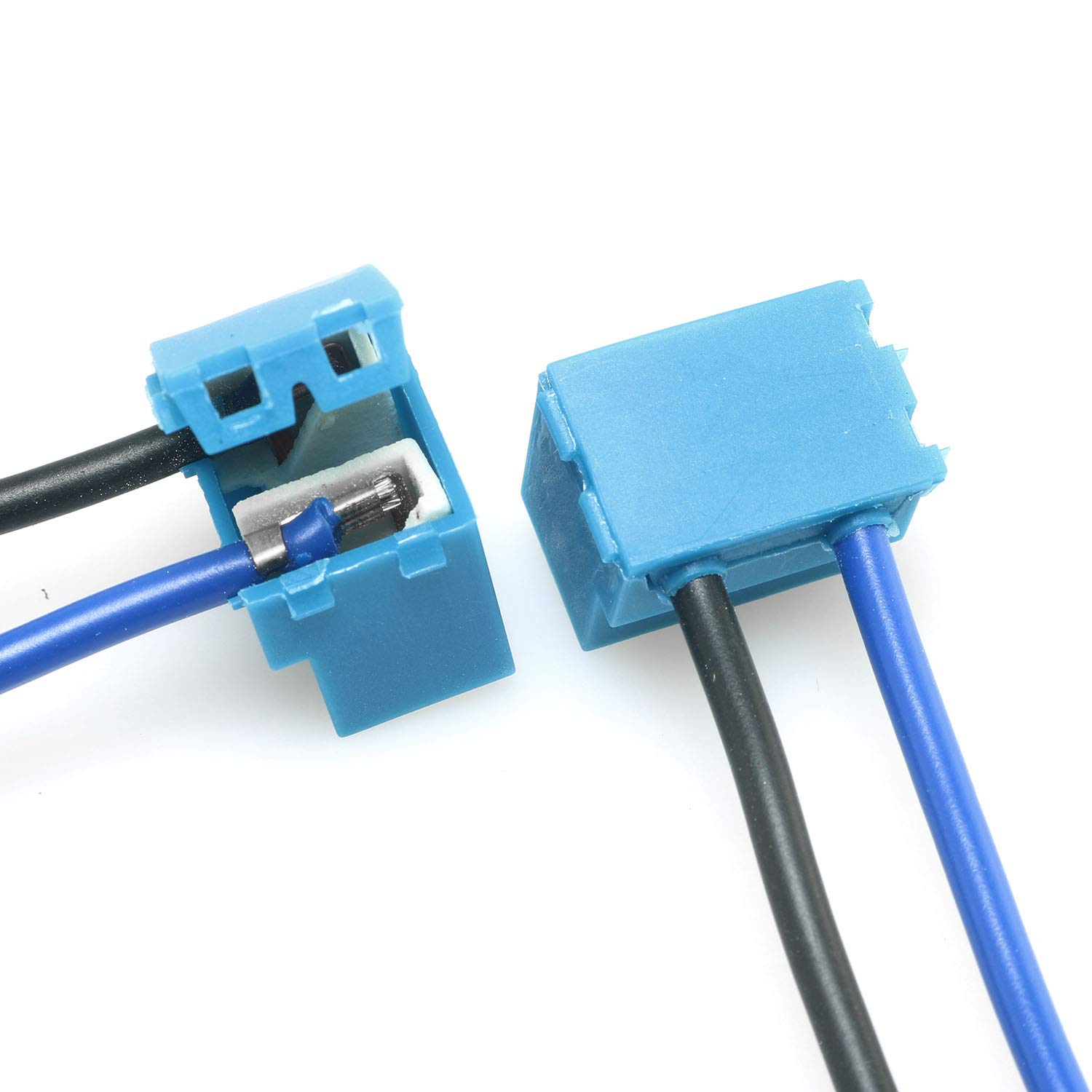 DGZZI DGZZI 2PCS H7 Headlight Bulb Right Angle Ceramic Socket Plug Connector Adapter Wiring Harness for Easy Installation - View 4 of 5