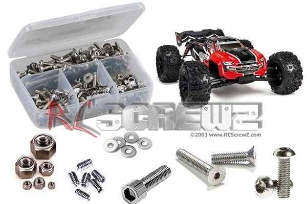 RC Screwz RCScrewZ Stainless Steel Screw Kit ara029 for Arrma RC Kraton 6s BLX Ver 4 High Quality Replacement Parts