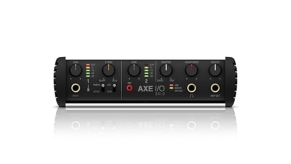 IK Multimedia IK Multimedia AXE I/O SOLO: Premium 2-in 3-out USB Audio Interface with Guitar Tone Shaping & AmpliTube Software - View 4 of 10