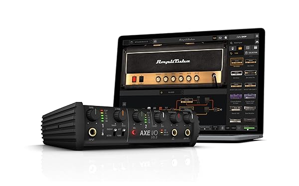 IK Multimedia IK Multimedia AXE I/O SOLO: Premium 2-in 3-out USB Audio Interface with Guitar Tone Shaping & AmpliTube Software - View 9 of 10