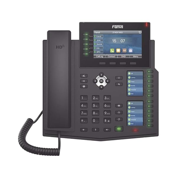 Fanvil Fanvil X6U Color Display IP Phone with IPV4 IPV6 POE and Gigabit Ethernet for Enhanced Communication