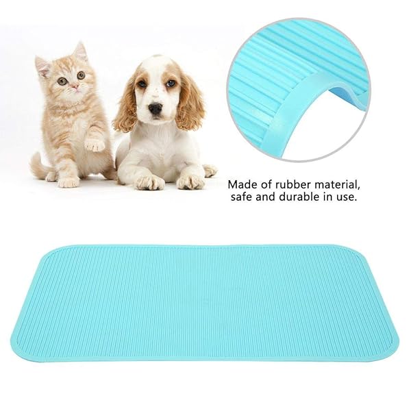 Ichiias Ichiias Non-Slip Rubber Pet Grooming Pad for Dog Bathing and Training 22.4x14.9 inch Green - View 7 of 9