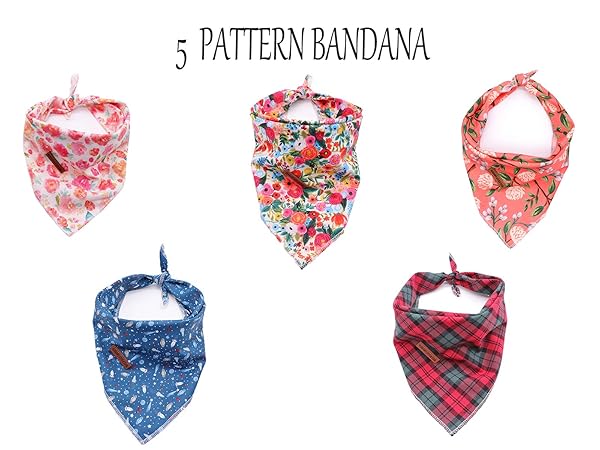 Elegant little tail Elegant Little Tail Christmas Bandana Washable Reversible Cotton Pet Scarf Adjustable for Small to Large Dogs and Cats - View 7 of 8