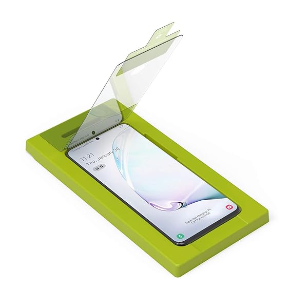 PureGear PureGear Maximum Clarity HD Tempered Glass Screen Protector for Samsung Galaxy S20 Ultra 5G Touch Precision Case Friendly Lifetime Replacement - View 3 of 4