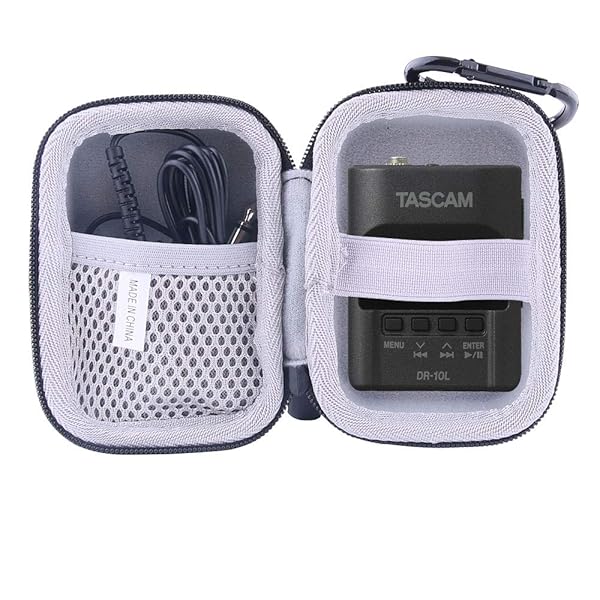 WERJIA WERJIA Hard EVA Travel Case for Zoom F2 Tascam DR-10L DR-10L Pro Portable Digital Audio Recorder Black - View 5 of 7