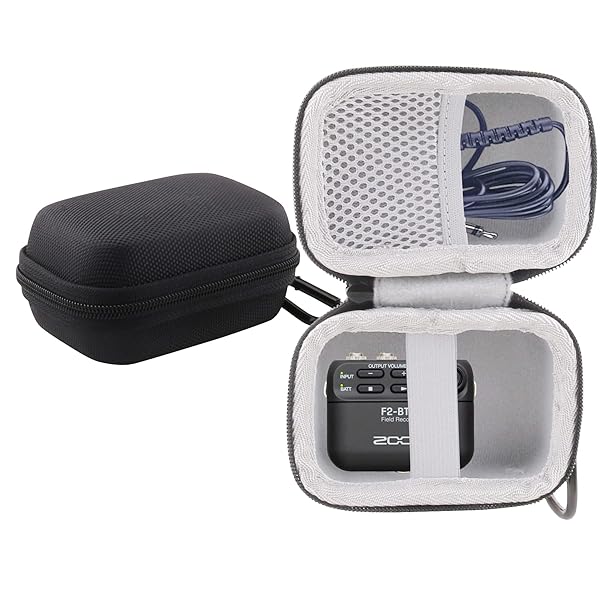 WERJIA WERJIA Hard EVA Travel Case for Zoom F2 Tascam DR-10L DR-10L Pro Portable Digital Audio Recorder Black - View 2 of 7