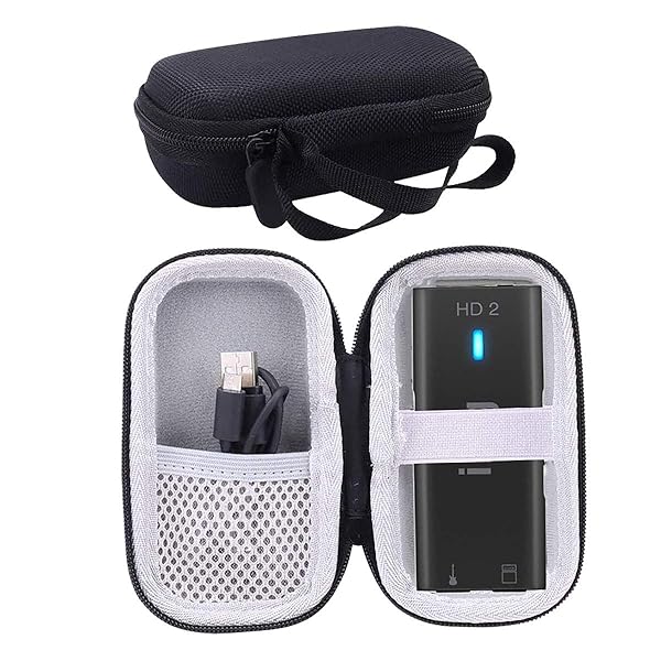 WERJIA WERJIA Hard Travel Case for IK Multimedia iRig 2 and iRig HD 2 Guitar Interface Adaptor Durable Protection and Easy Transport - View 2 of 7