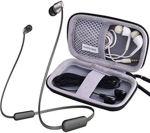 WERJIA Hard EVA Travel Case for Sony WI-XB400/WI-C200/WI-C310 Earphones - Compact Storage Pouch for Headphones & MP3 Players