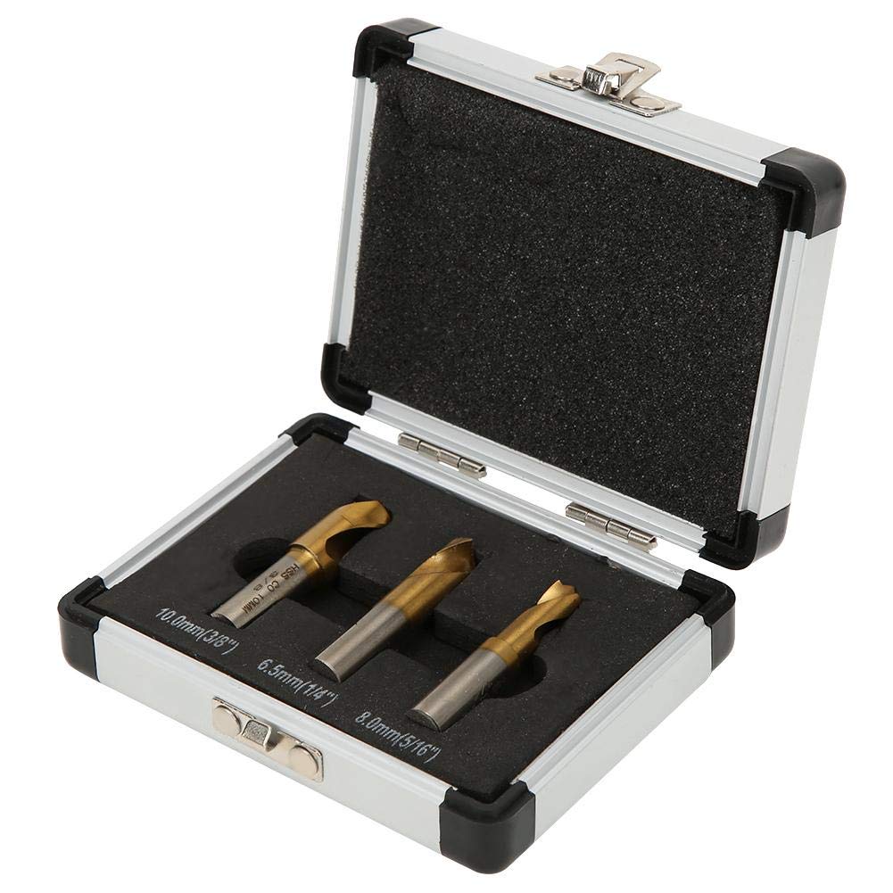 Vikye 3-Piece HSS CO Cobalt Spot Weld Cutter Kit - 1/4in, 5/16in, 3/8in Drill Bit Set for Easy Spot Weld Separation - View 9 of 9