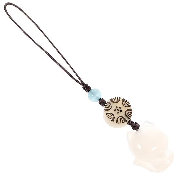 Hemobllo Cartoon Fox Phone Charm Key Chain - Hemobllo Cell Phone Strap & Purse Pendant Decor