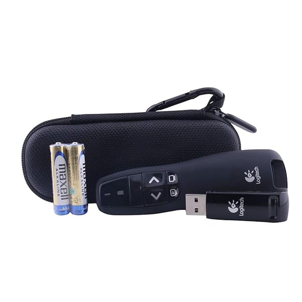 WERJIA WERJIA Hard Carrying Case for Logitech R400 Presenter - Durable & Stylish Protection - View 5 of 8