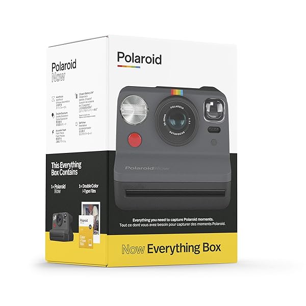 Polaroid Polaroid Originals I-Type Instant Camera & Film Bundle - Everything Box Black (6026) for Stunning Photos - View 4 of 7