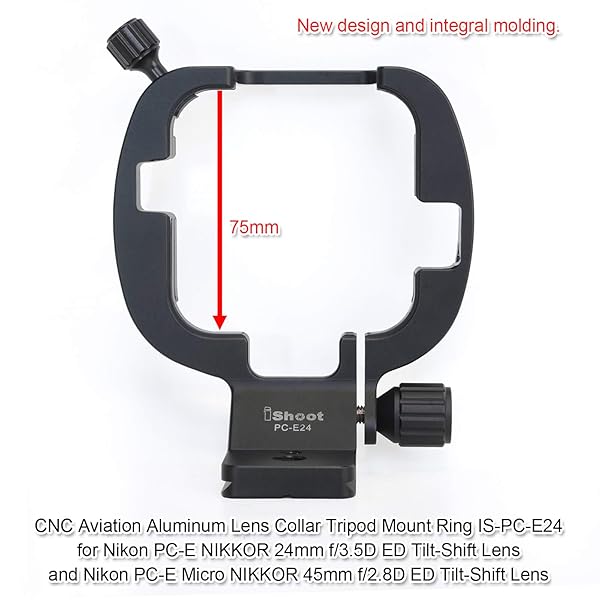 iShoot iShoot Tripod Mount Ring for Nikon PC-E Micro NIKKOR & Tilt-Shift Lenses - 46mm Arca-Swiss Quick Release - View 4 of 11