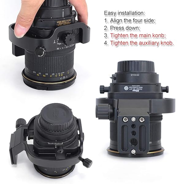 iShoot iShoot Tripod Mount Ring for Nikon PC-E Micro NIKKOR & Tilt-Shift Lenses - 46mm Arca-Swiss Quick Release - View 6 of 11