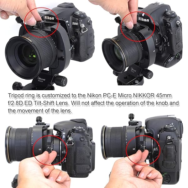 iShoot iShoot Tripod Mount Ring for Nikon PC-E Micro NIKKOR & Tilt-Shift Lenses - 46mm Arca-Swiss Quick Release - View 7 of 11