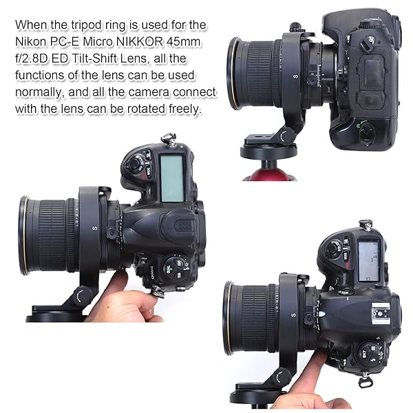 iShoot iShoot Tripod Mount Ring for Nikon PC-E Micro NIKKOR & Tilt-Shift Lenses - 46mm Arca-Swiss Quick Release - View 8 of 11