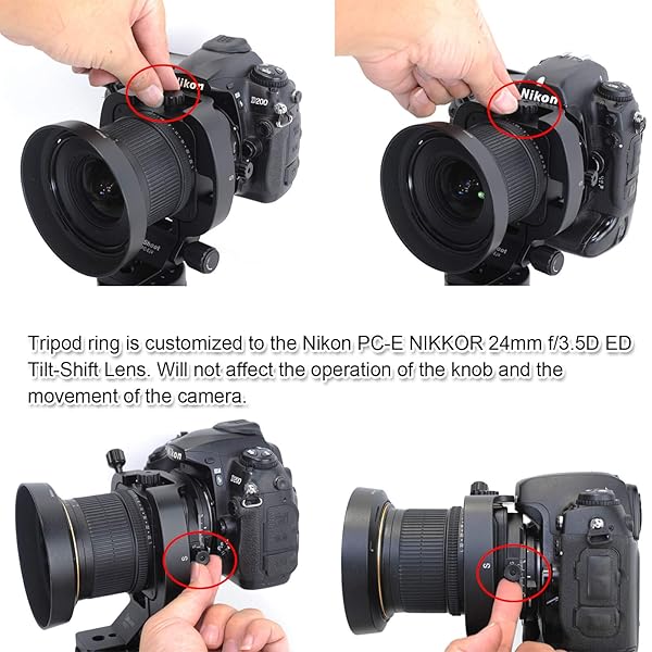 iShoot iShoot Tripod Mount Ring for Nikon PC-E Micro NIKKOR & Tilt-Shift Lenses - 46mm Arca-Swiss Quick Release - View 9 of 11