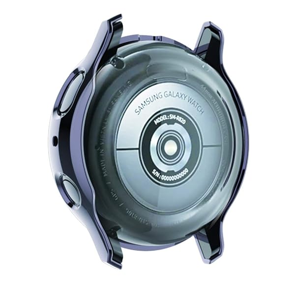 Yrzper Galaxy Watch Active 2 Bumper Case Double Row Diamond PC Plating Glitter Frame Hard Protective Shell Cover Gray 40mm 44mm - View 9 of 10