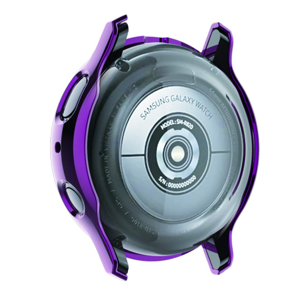 Galaxy Watch Active 2 Bumper Case Double Row Diamond PC Plating Shiny Glitter Frame Hard Protective Shell Cover 40mm 44mm Color 1 - View 8 of 9