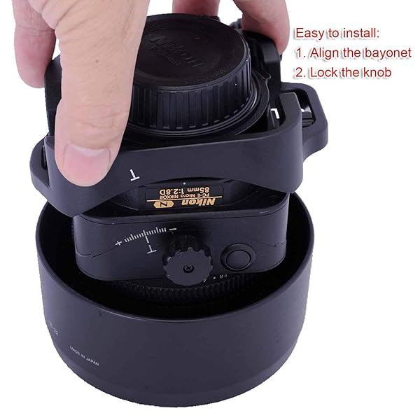 iShoot iShoot CNC Lens Collar Support for Nikon PC-E Micro NIKKOR 85mm - Arca-Swiss Quick Release Tripod Mount - View 8 of 11