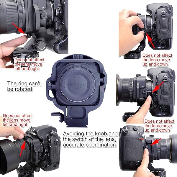 iShoot iShoot CNC Lens Collar Support for Nikon PC-E Micro NIKKOR 85mm - Arca-Swiss Quick Release Tripod Mount - View 10 of 11